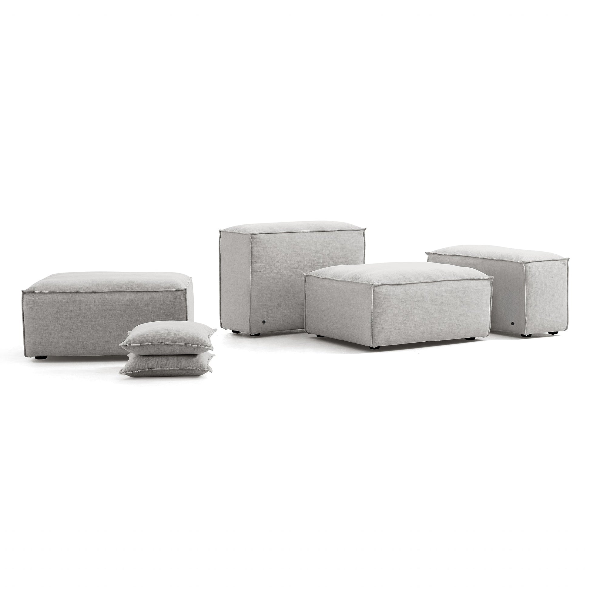 Freedom Modular Gray Accent Armchair-Gray
