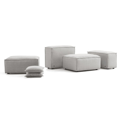 Freedom Modular Gray Accent Armchair-Gray