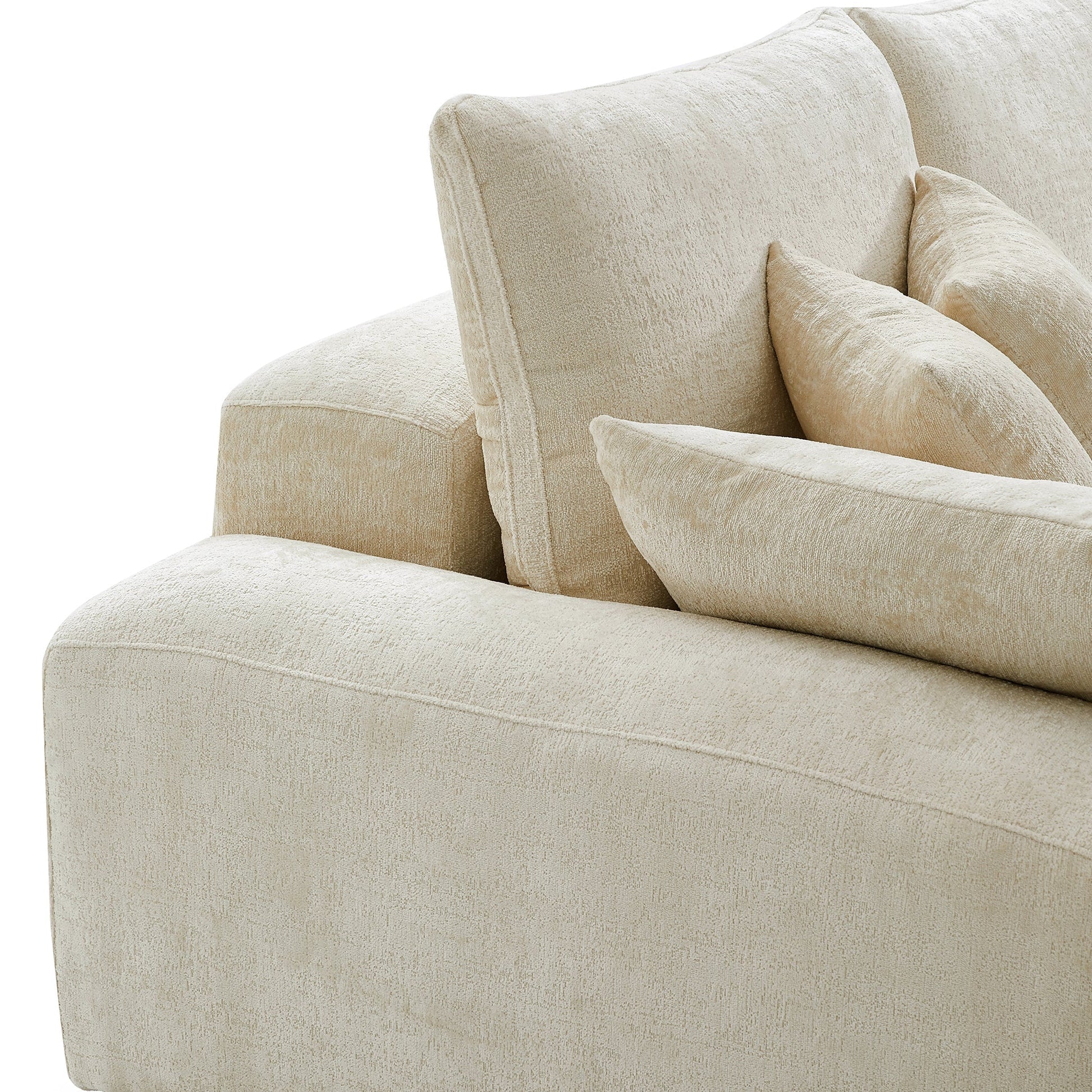 The Empress Beige Sofa-Beige