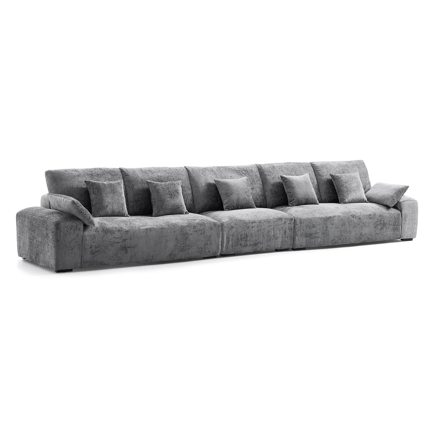 The Empress Beige Sofa-Gray-175.6"