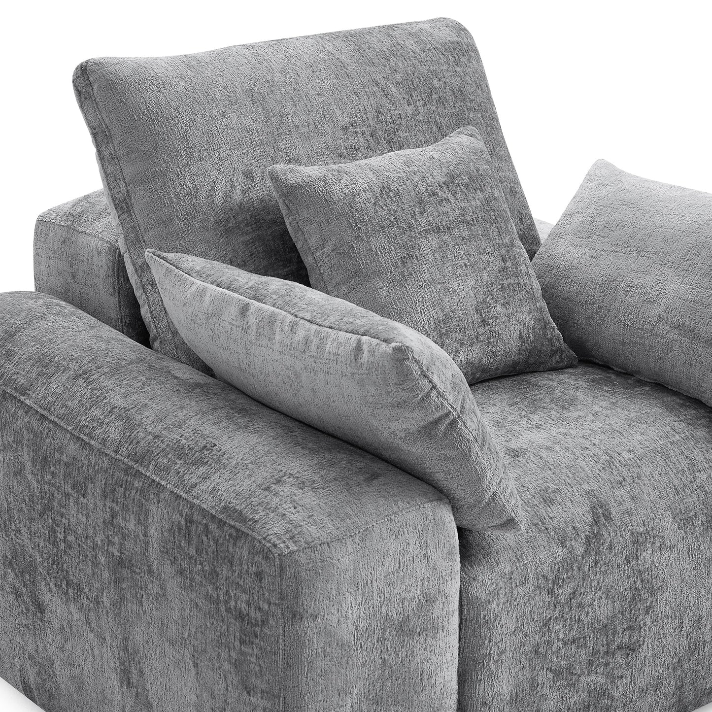 The Empress Beige Sofa Set-Gray