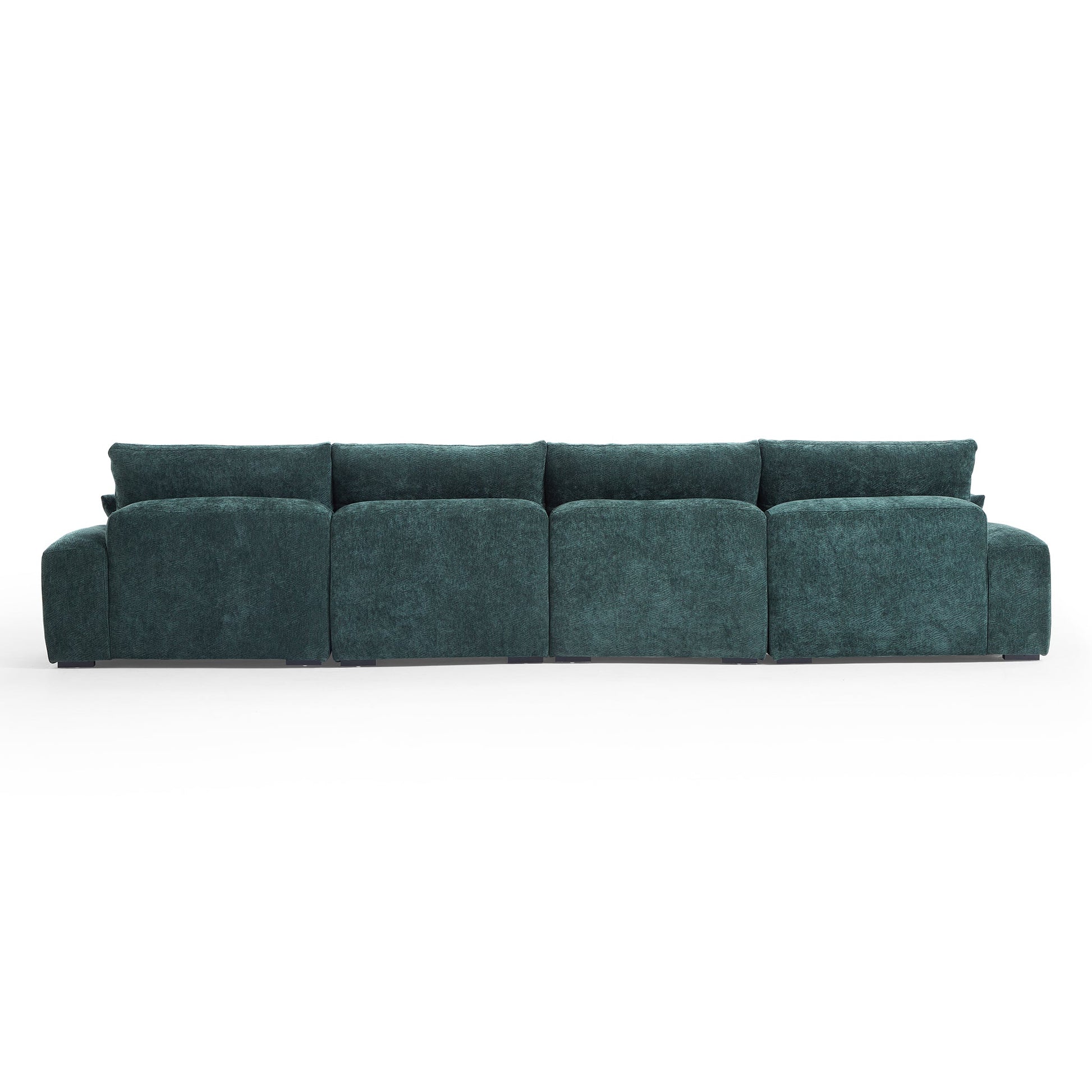 The Empress Green U Shaped Sectional-Green-161.4"