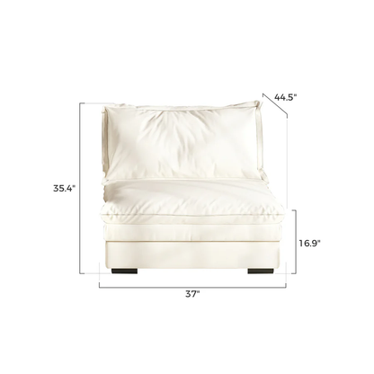 Sandwich Corner Sectional Set / Air Leather