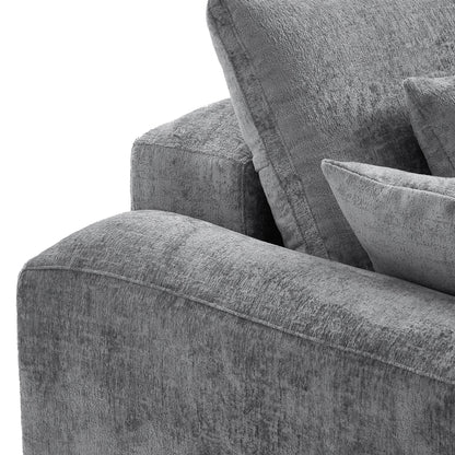The Empress Gray Armchair-Gray