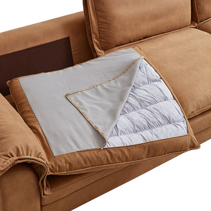 Sandwich Sectional with Chaise / Air Leather