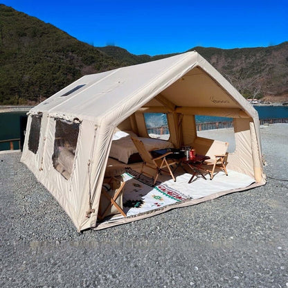 Familia AirTent 17.2 Beige Inflatable Tent House for Camping (2-10 Person)