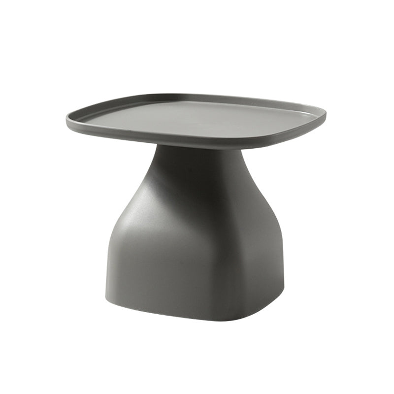 Modern Minimalist Square PP Coffee Table 1-Tier For Living Room
