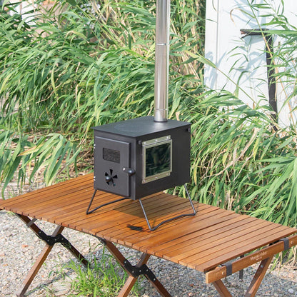 Wood Burning Stove Camping Kitchen Tent Cooking Stove