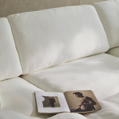 Lunna Modular U-Shaped Sofawhite / 200 inch u-shaped