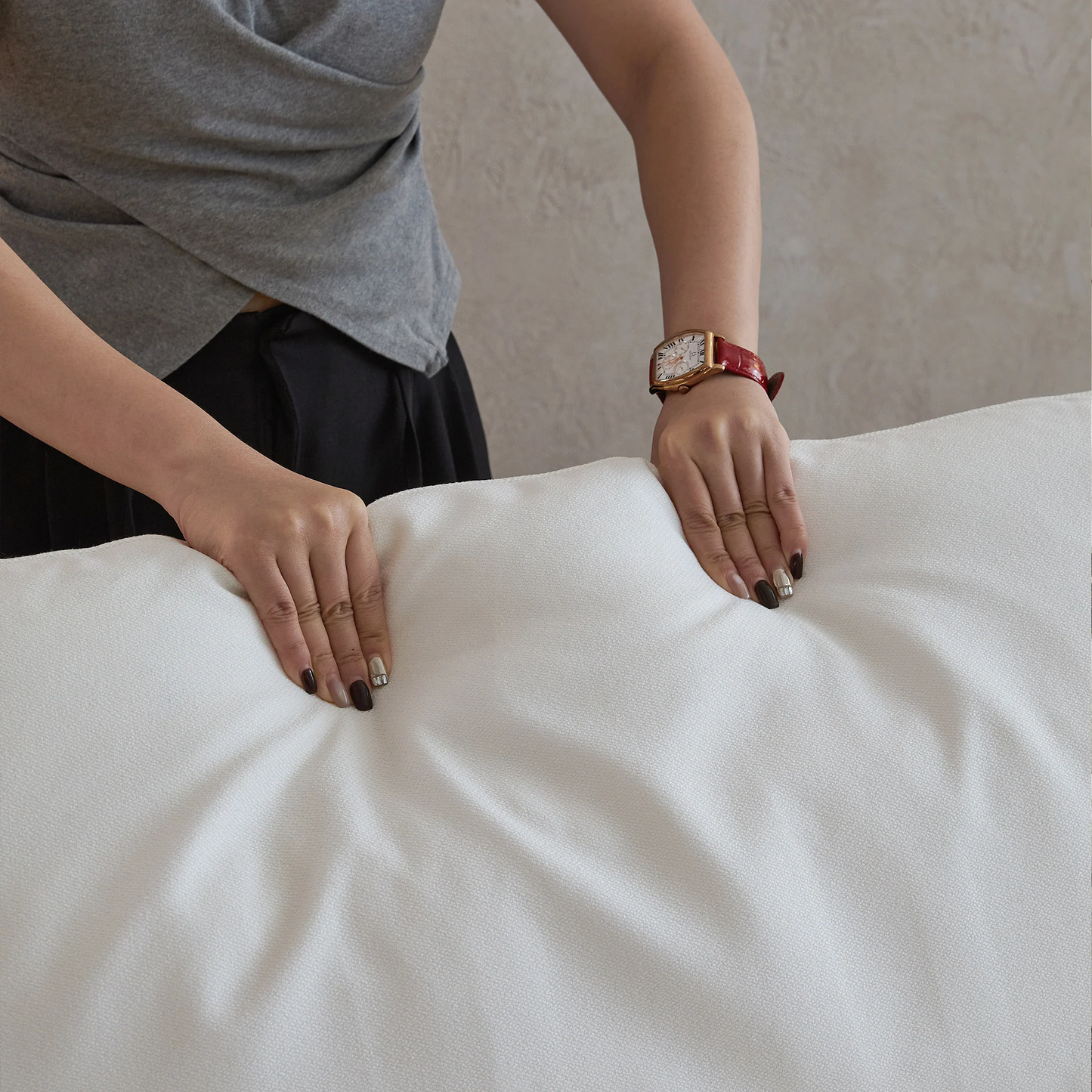 Lunna Modular U-Shaped with Ottoman Sofawhite / 120 inch u-shaped with ottoma