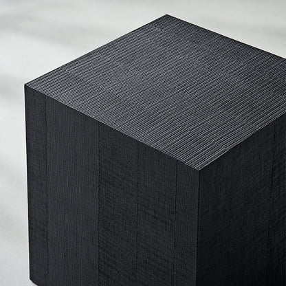 Zenith Cube Oak Side Table
