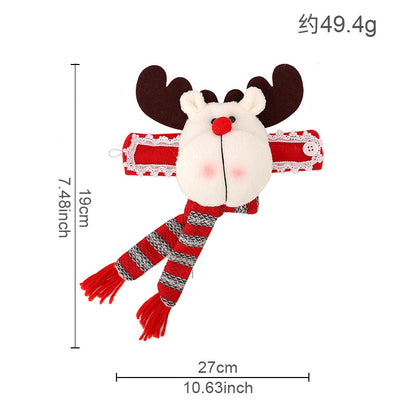 Christmas Creative Curtain Buckle Cartoon Doll Decoration Hotel Restaurant Decoration Doll Hug Button Window Pendant