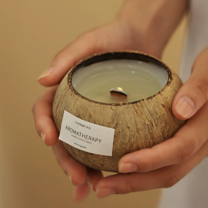 Coconut Shell Aromatherapy Candle Is A Niche High-End Birthday Gift For Girls And Best Friends As A Souvenir Gift