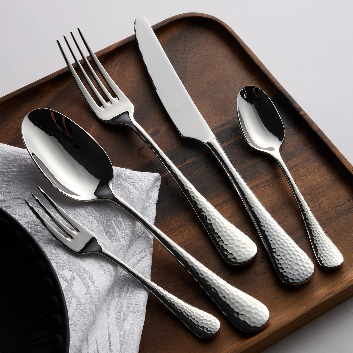 Steak Cutlery Knife, Fork And Spoon Three-Piece Set High-End Light Luxury Steak Table Knife Western Food Knife And Fork Set