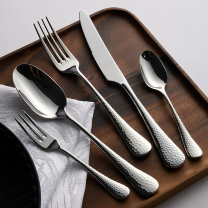 Steak Cutlery Knife, Fork And Spoon Three-Piece Set High-End Light Luxury Steak Table Knife Western Food Knife And Fork Set