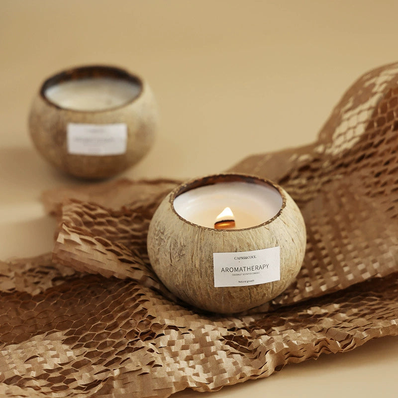 Coconut Shell Aromatherapy Candle Is A Niche High-End Birthday Gift For Girls And Best Friends As A Souvenir Gift