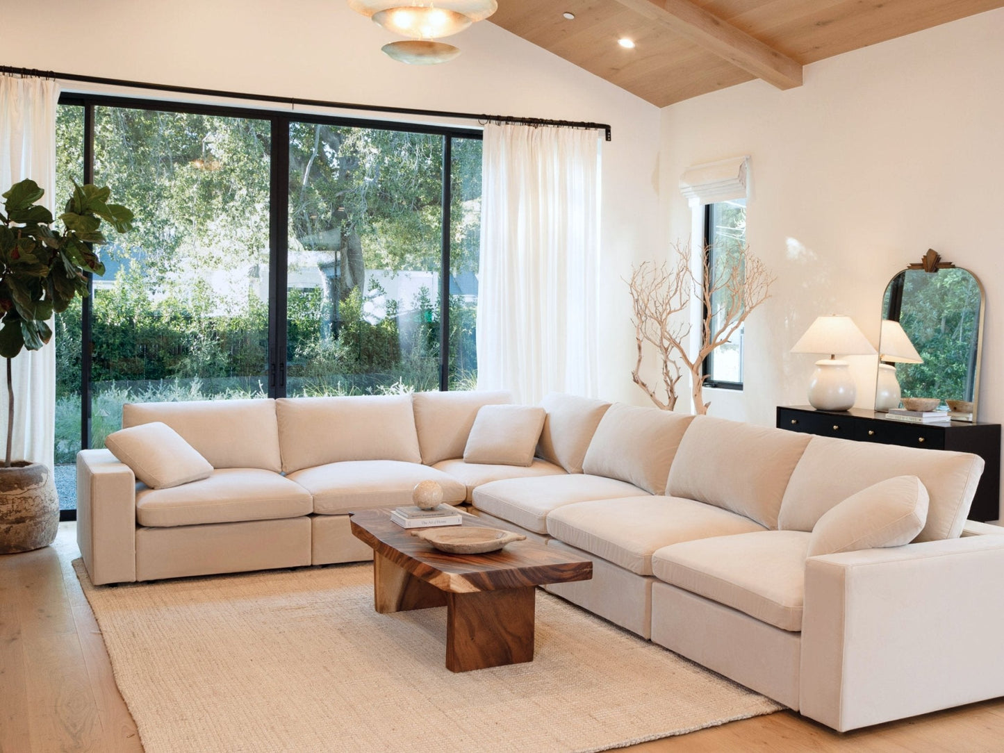 4-Seat Modular Chaise Sectional