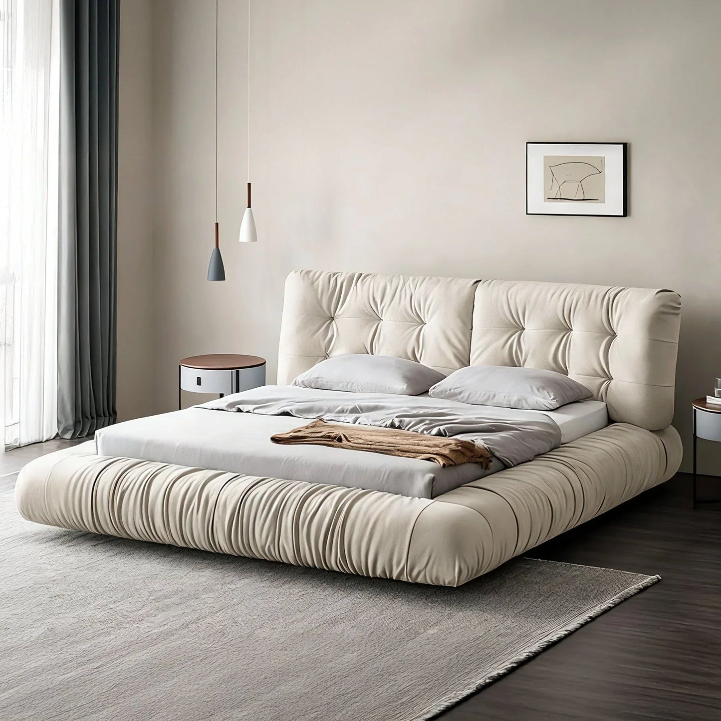 Almond Cloud Bed