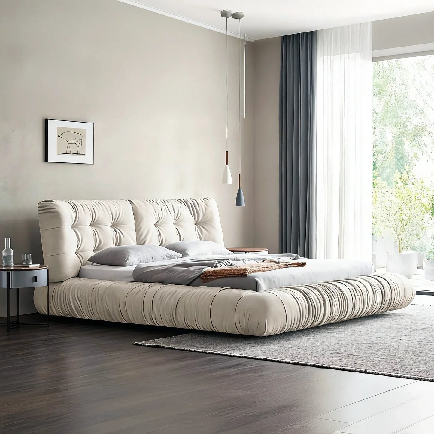 Almond Cloud Bed