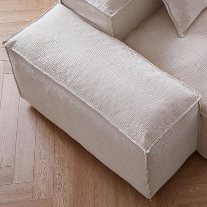 Freedom Modular White Sofa-Khaki