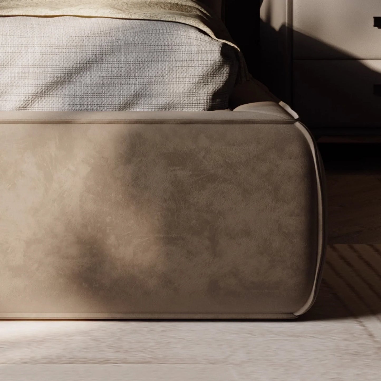 Belo Upholstered Elephant Ear Bed