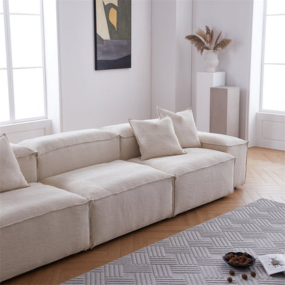 Freedom Modular Gray Sofa-Khaki