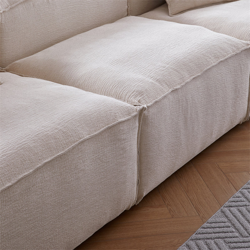 Freedom Modular Gray Double Sided Sectional Sofa-Khaki