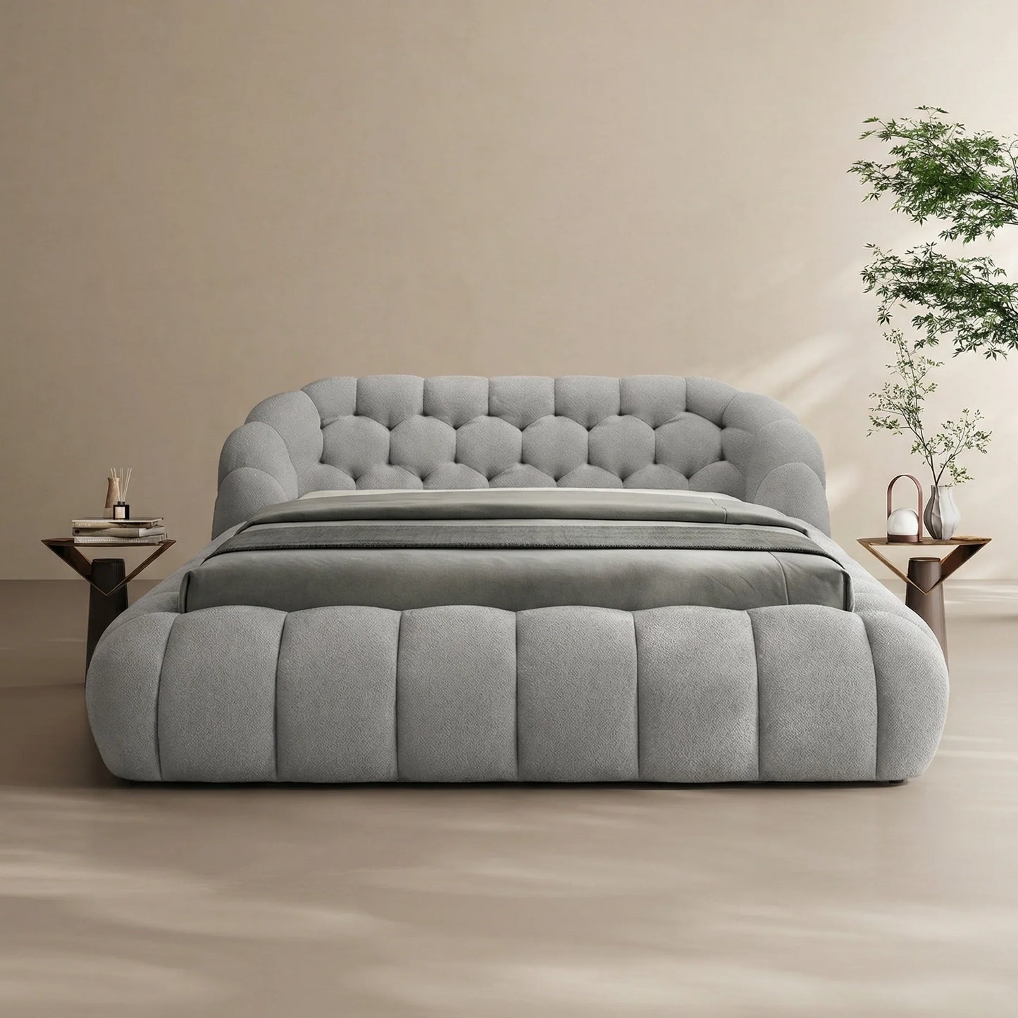 Carlin Tufted Platform Bed