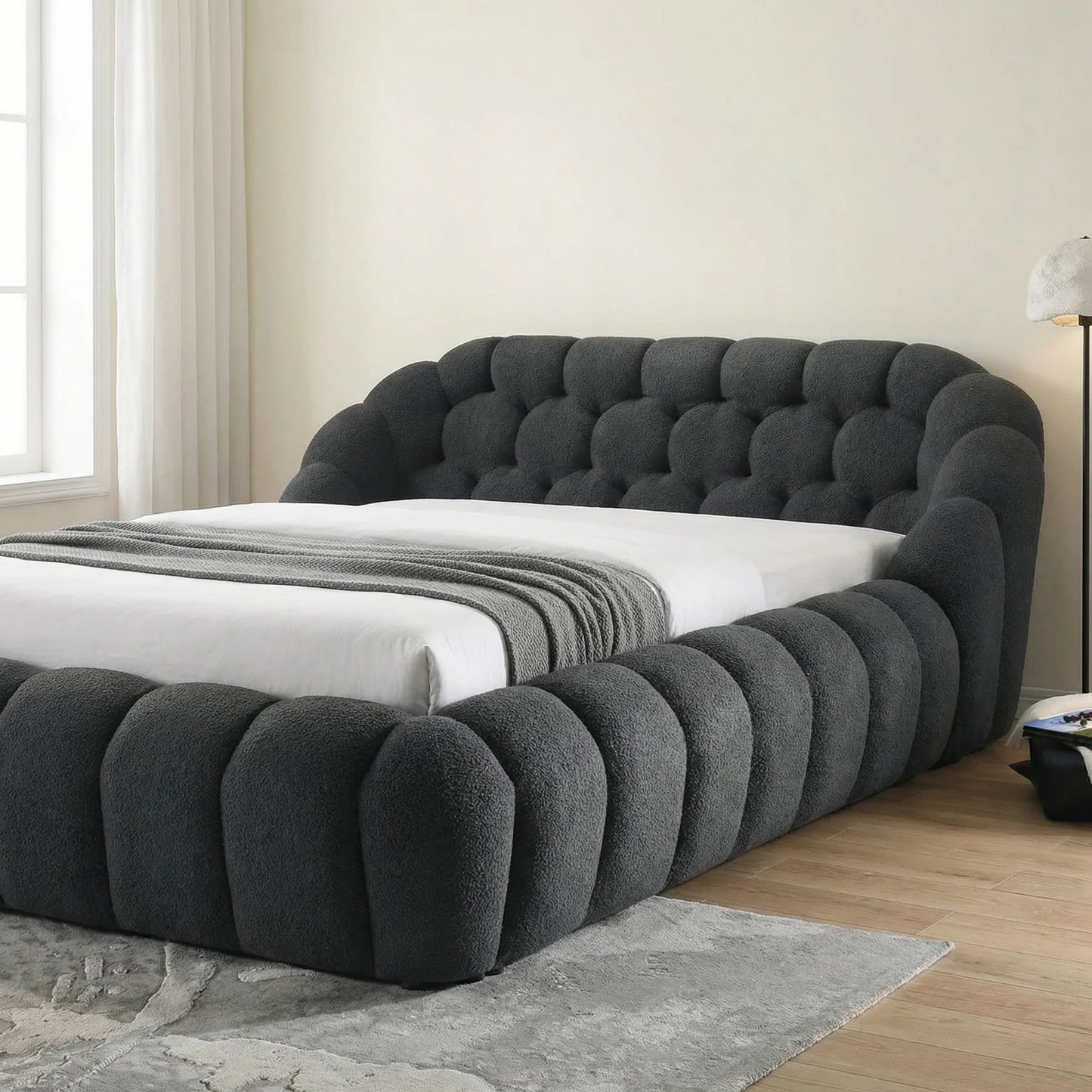 Carlin Tufted Platform Bed