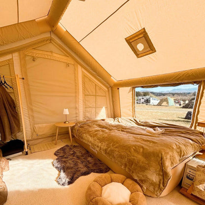 Familia AirTent 17.2 Beige Inflatable Tent House for Camping (2-10 Person)