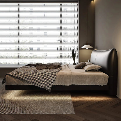 Isamari Leather Floating Bed