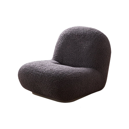 Puff Gray Accent Chair-Gray