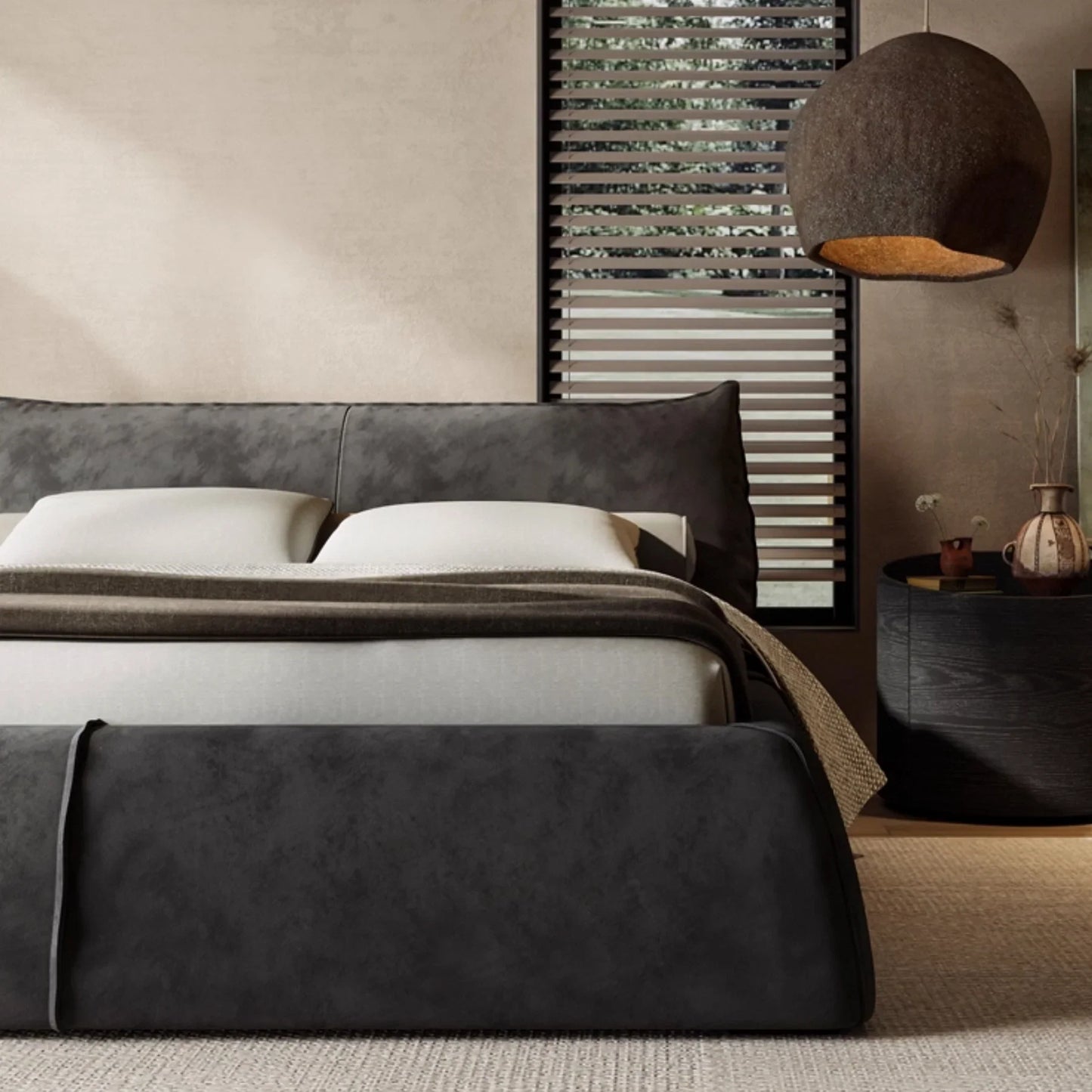 Paris Upholstered Platform Bed
