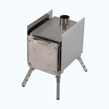 Small Wood Stove With Fire-Resistant Glass "Caminus S"