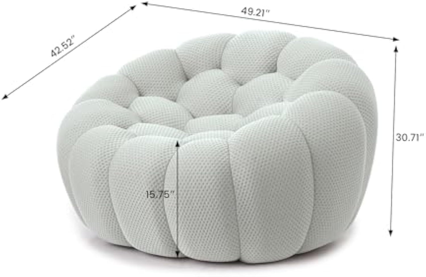 Best sofa for apartment Compressed sofa Single Bubble Sofa